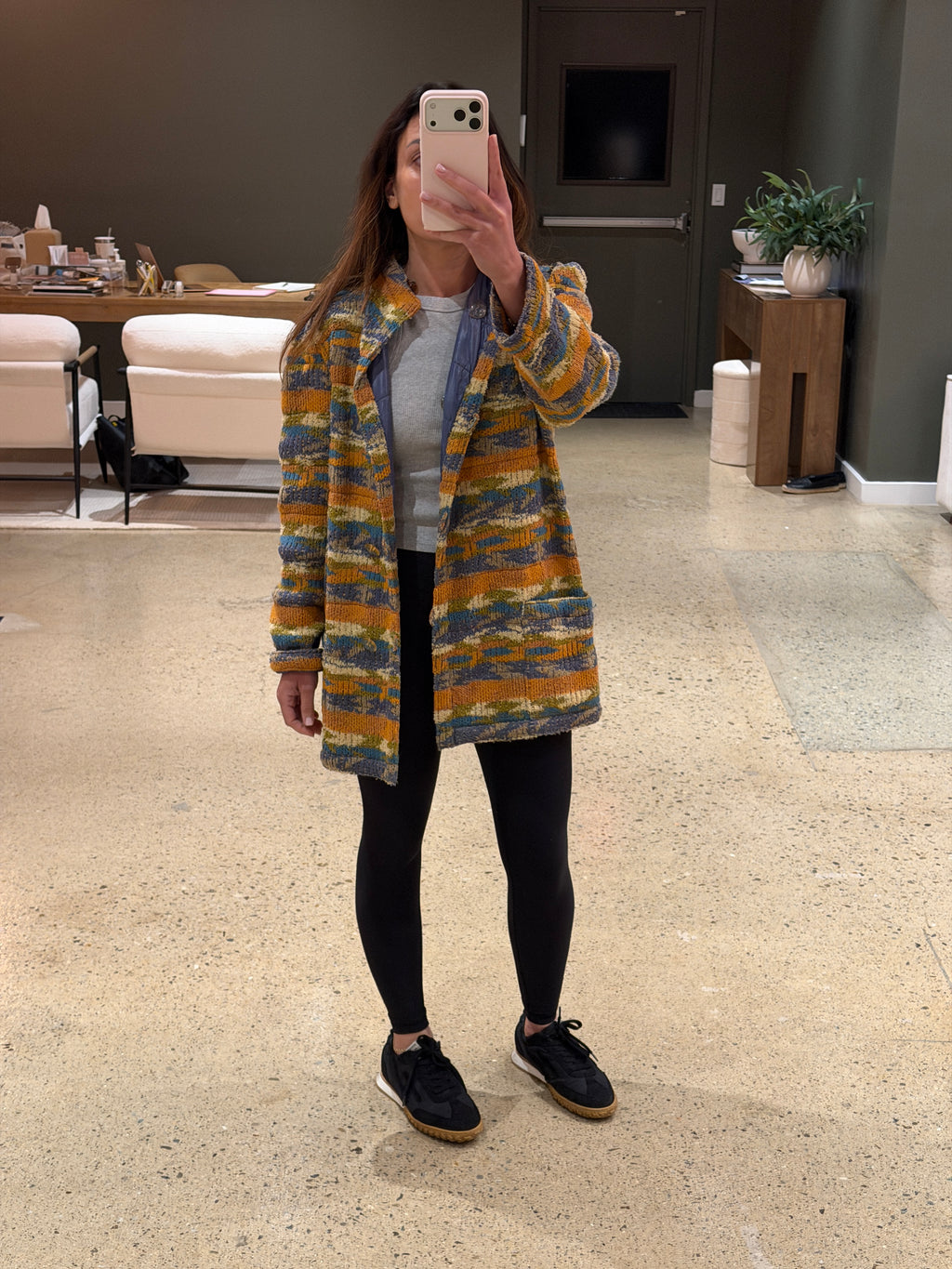 Missoni Reversible Utility Rain Coat / Ski Jacket | Made in Italy | Rare 1980s Wool Blend Coat Vintage