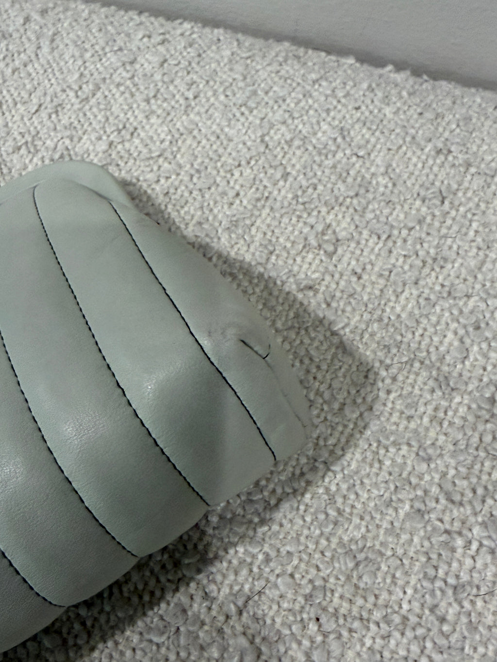 Chanel Mint Green Vertical Quilted Mademoiselle Clutch 2005-2006
