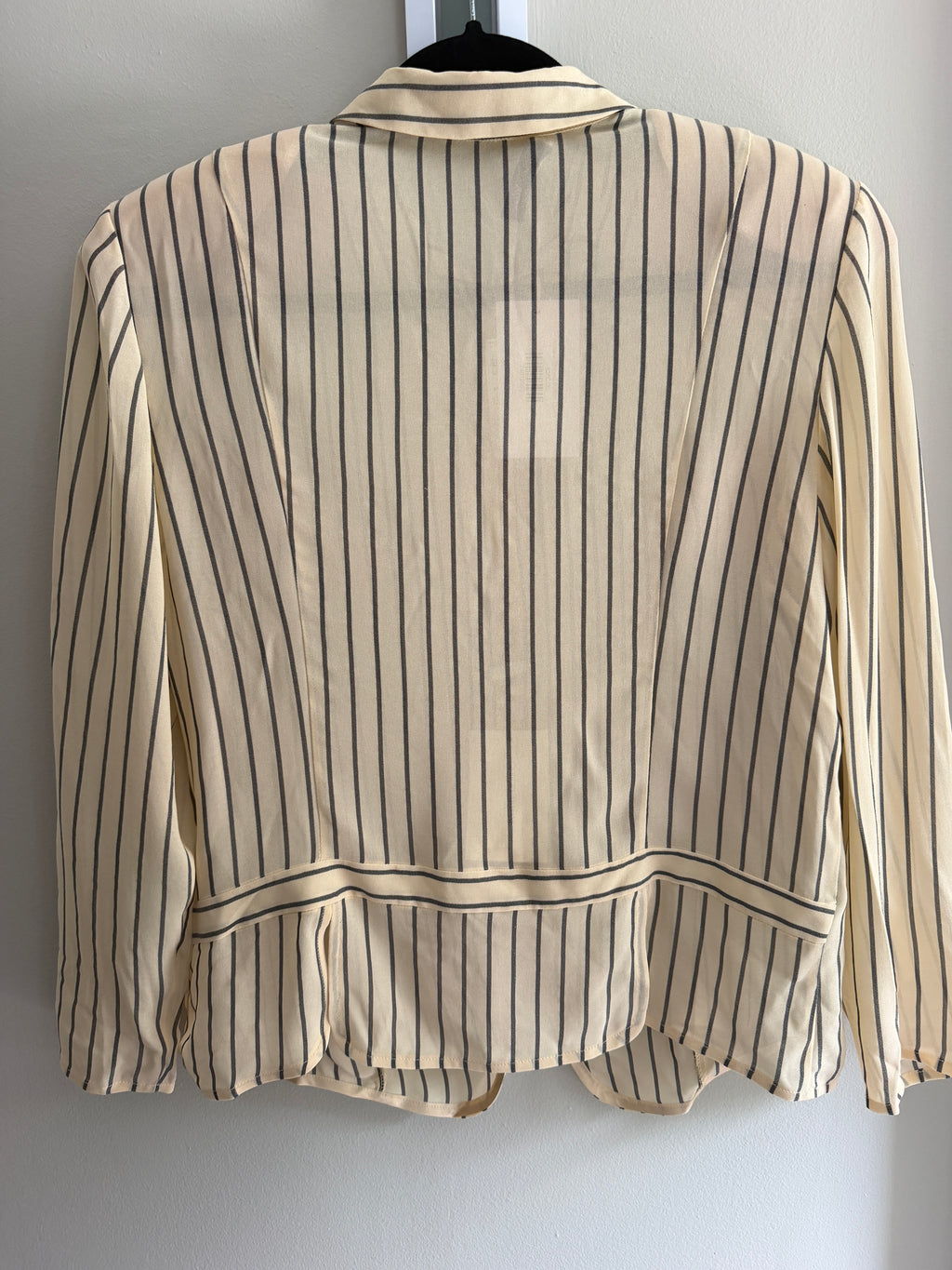 Armani Silk Striped Button Down NWT