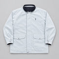 Vintage Yves Saint Laurent YSL Reversible Windbreaker Jacket Grey White Navy