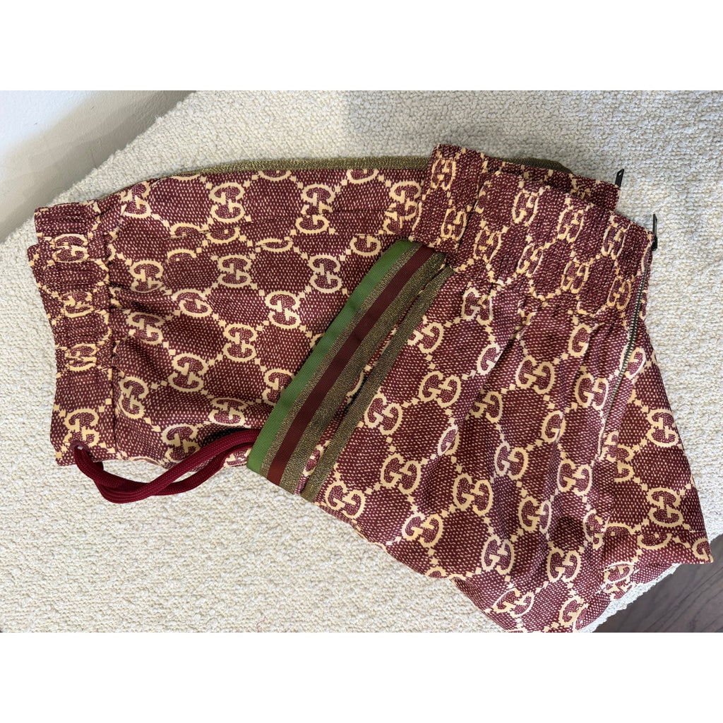 GUCCI Gg Supreme Track Pants - Red - XS