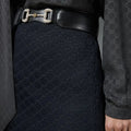 Gucci GG Crinkle Viscose Skirt Black Size IT 38 NWT