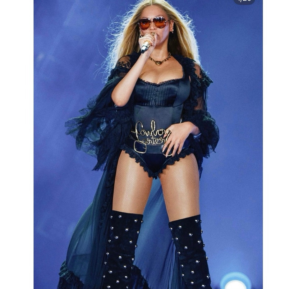 Chloé Eve Studded Over-the-Knee Boots Black 37 – Beyoncé Wore These! BNIB