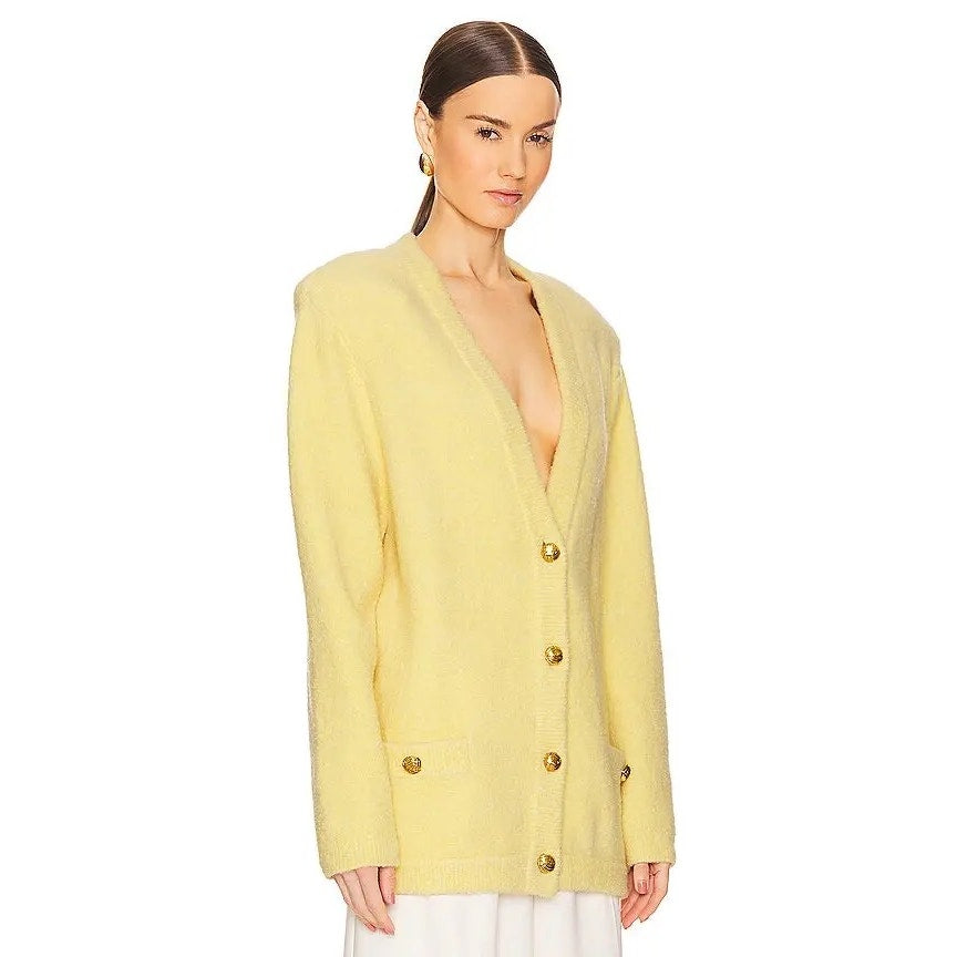 Ronny Kobo Hilari Cardigan in Yellow. - size S NWT