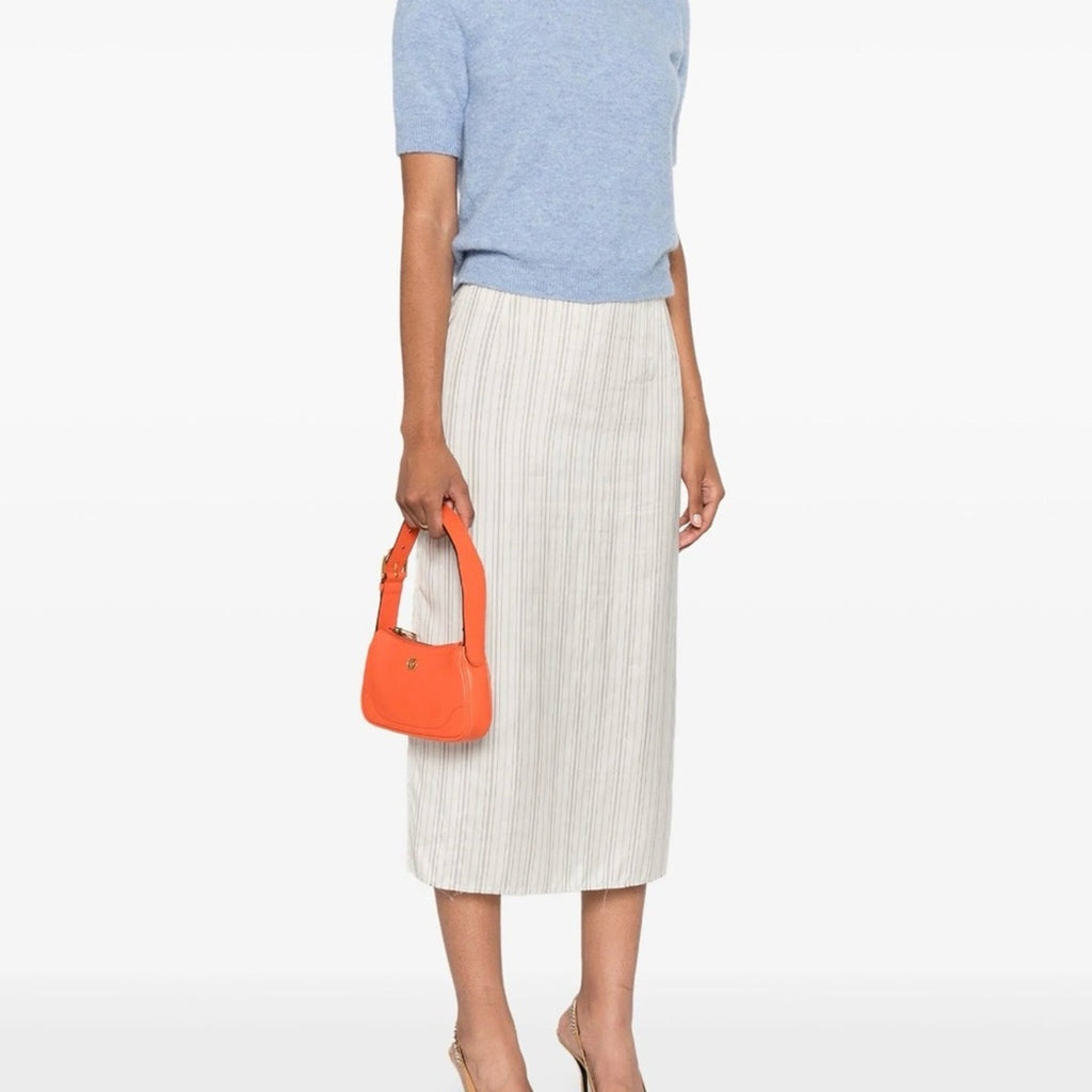 Gucci Mini Aphrodite Tote Bag in Carrot Orange Leather NWT