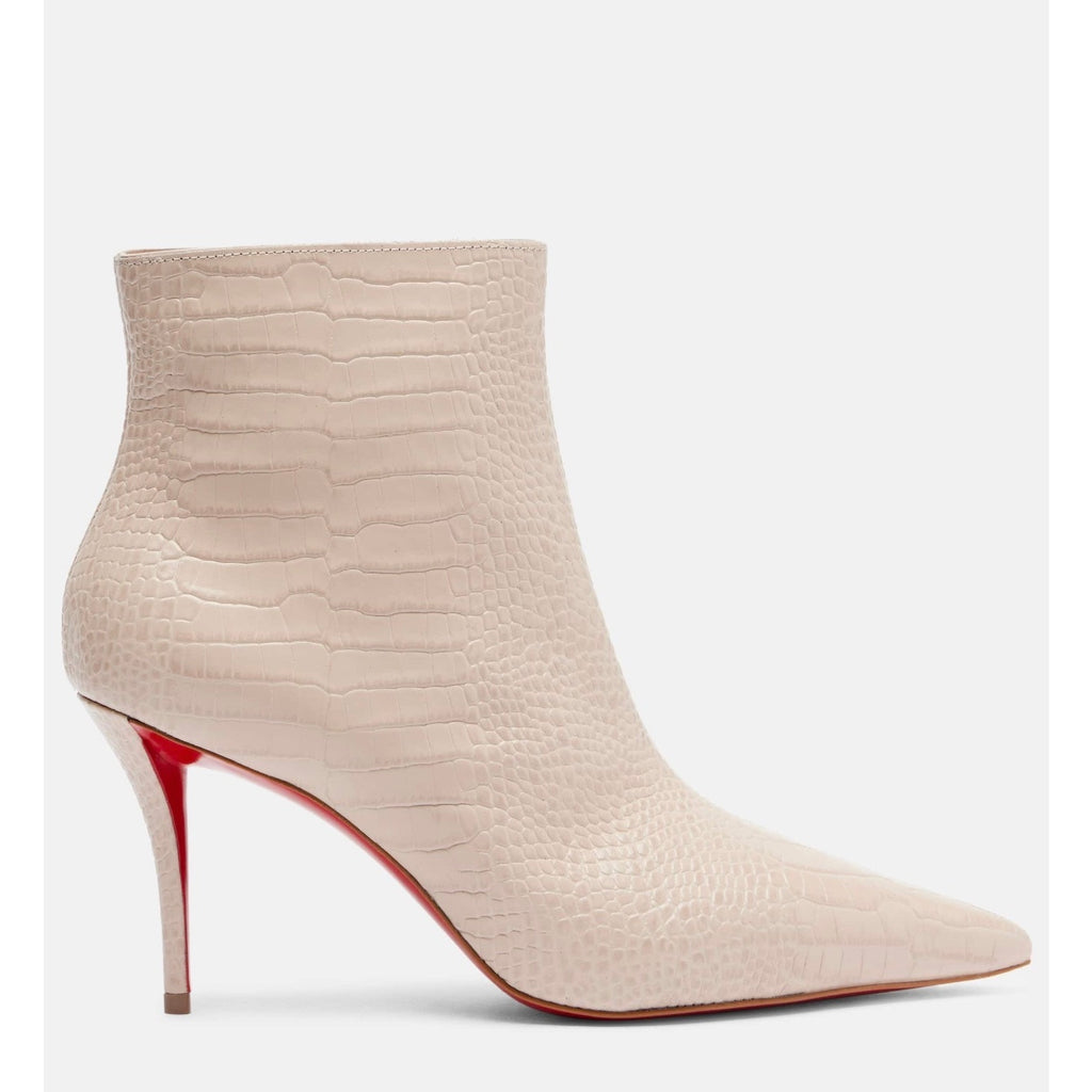 CHRISTIAN LOUBOUTIN
Snake-effect leather ankle boots BNIB 39.5