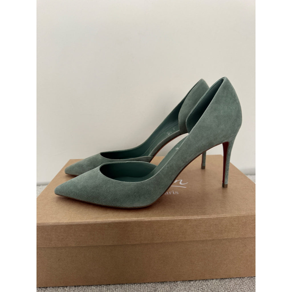 CHRISTIAN LOUBOUTIN Iriza 85 suede pumps size 39 BNIB