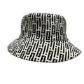 Fendi Black and White Bucket Hat Large New with Tags