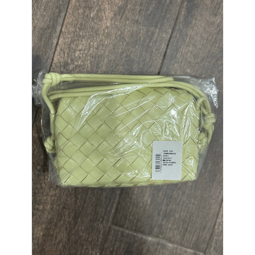 Bottega Veneta Mini Loop Bag Fennel Green Gold | NWT Retails $2100