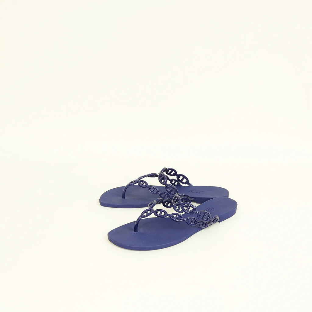 Hermes Island Sandal in Violet Iris Size 37 BNIB