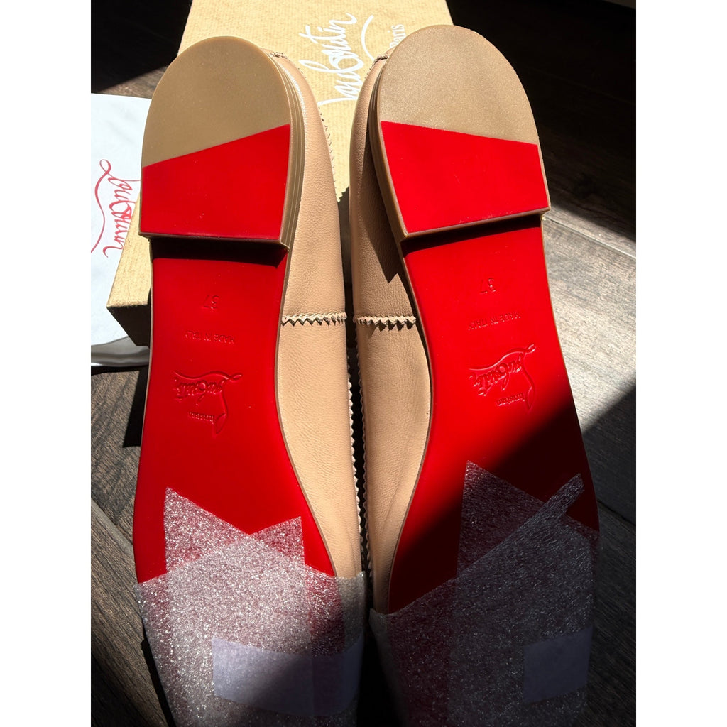 CHRISTIAN LOUBOUTIN Mamadrague leather ballet flats BNIB