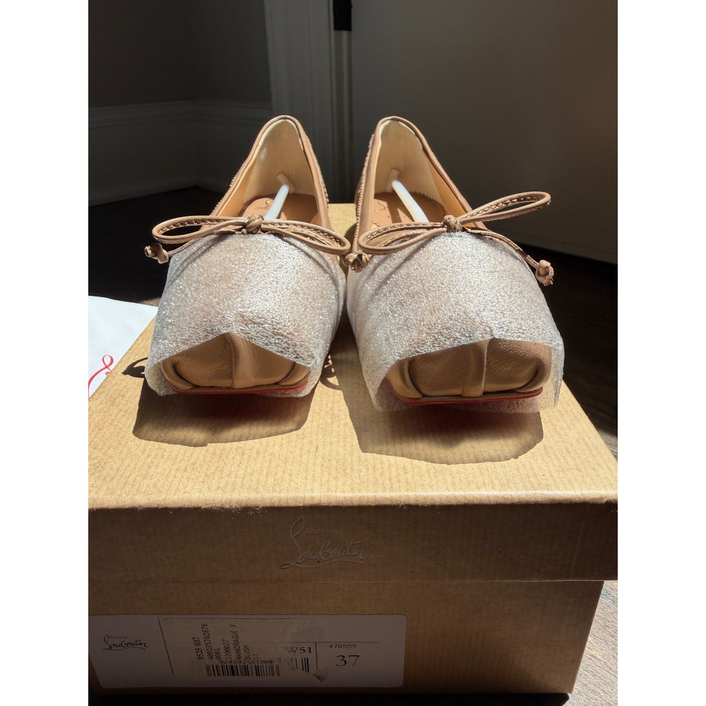 CHRISTIAN LOUBOUTIN Mamadrague leather ballet flats BNIB