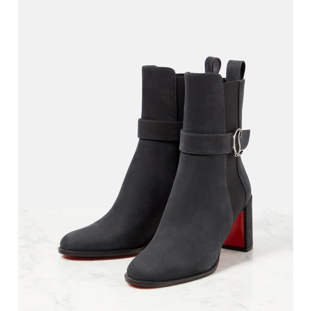 CHRISTIAN LOUBOUTIN
CL Chelsea Booty suede ankle boots Size 38