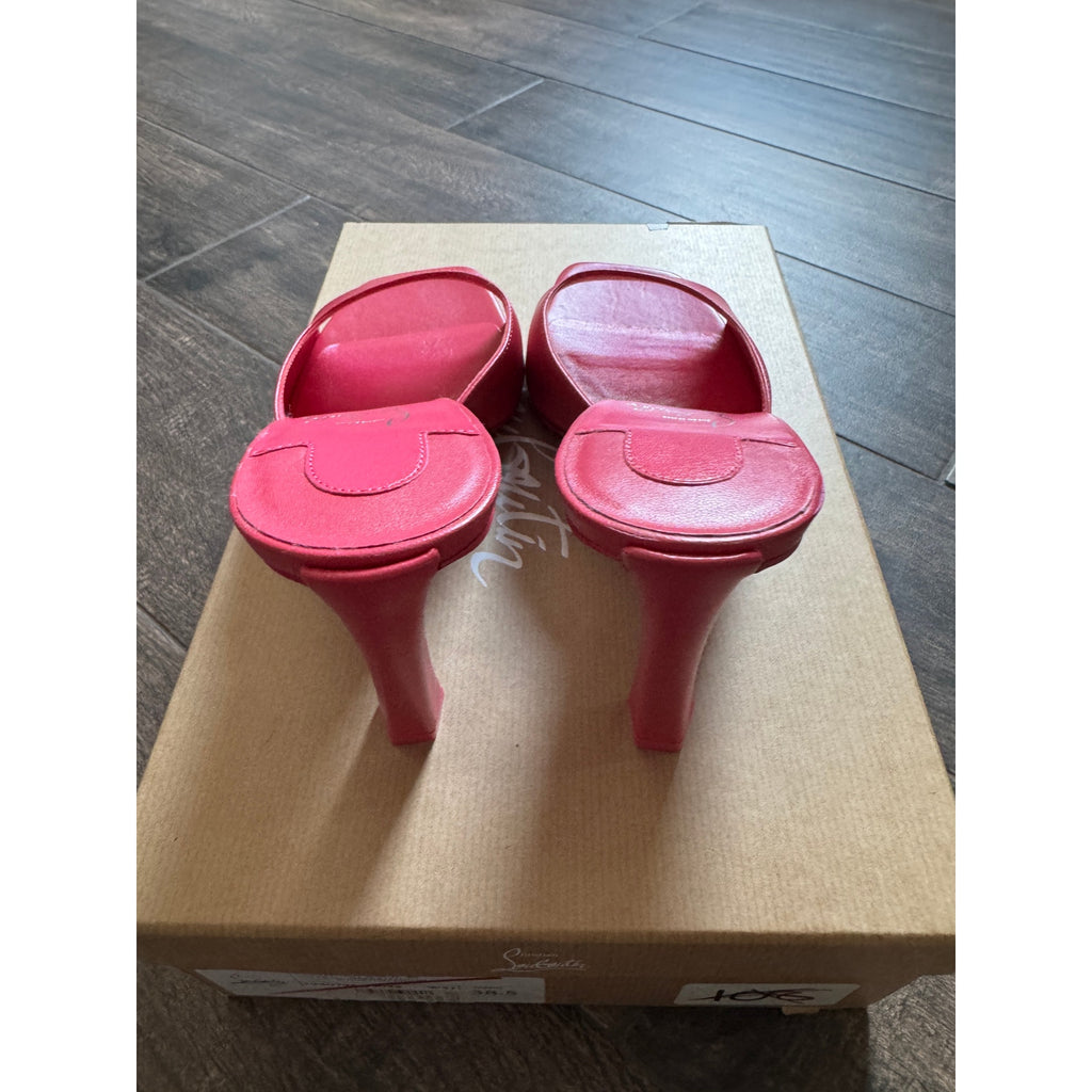 CHRISTIAN LOUBOUTIN Condora 85 leather mules BNIB 38.5