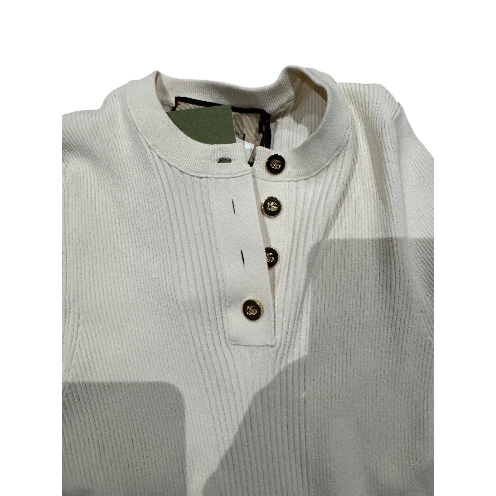 Gucci extra fine viscose long sleeve top size medium brand new with tags