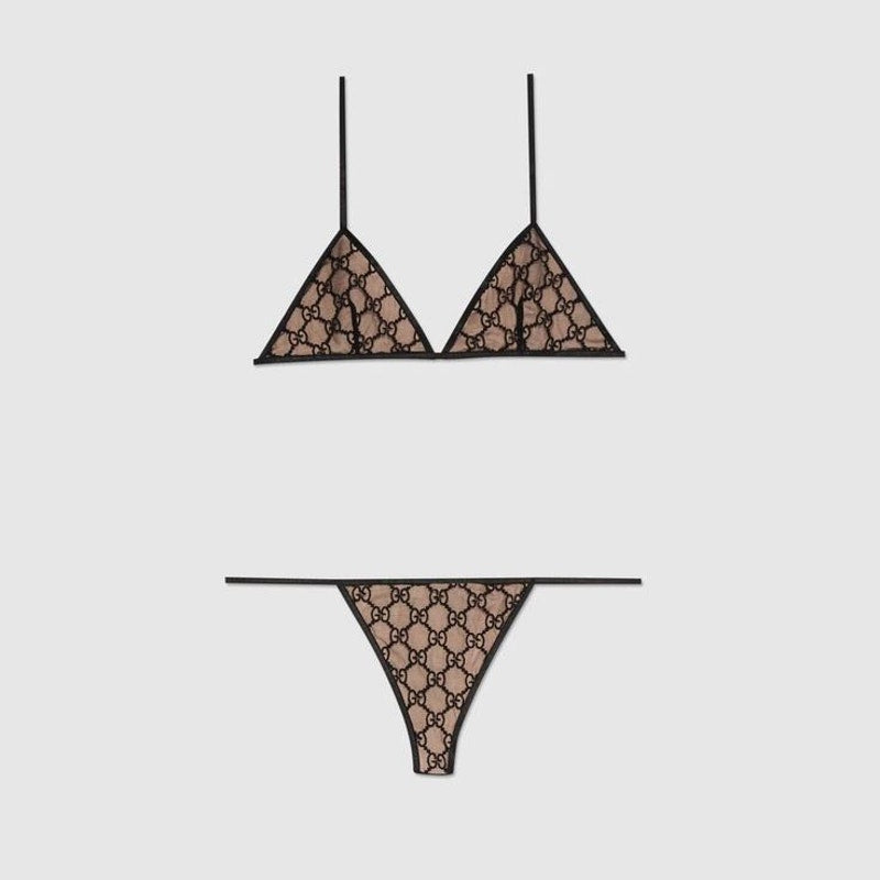 Gucci GG Tulle Lingerie Set Size XS NWT
