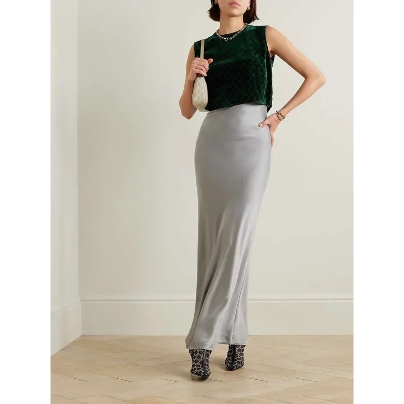 Gucci GG Velvet Devoré Crop Top Dark Green Size 36 NWT $1,100