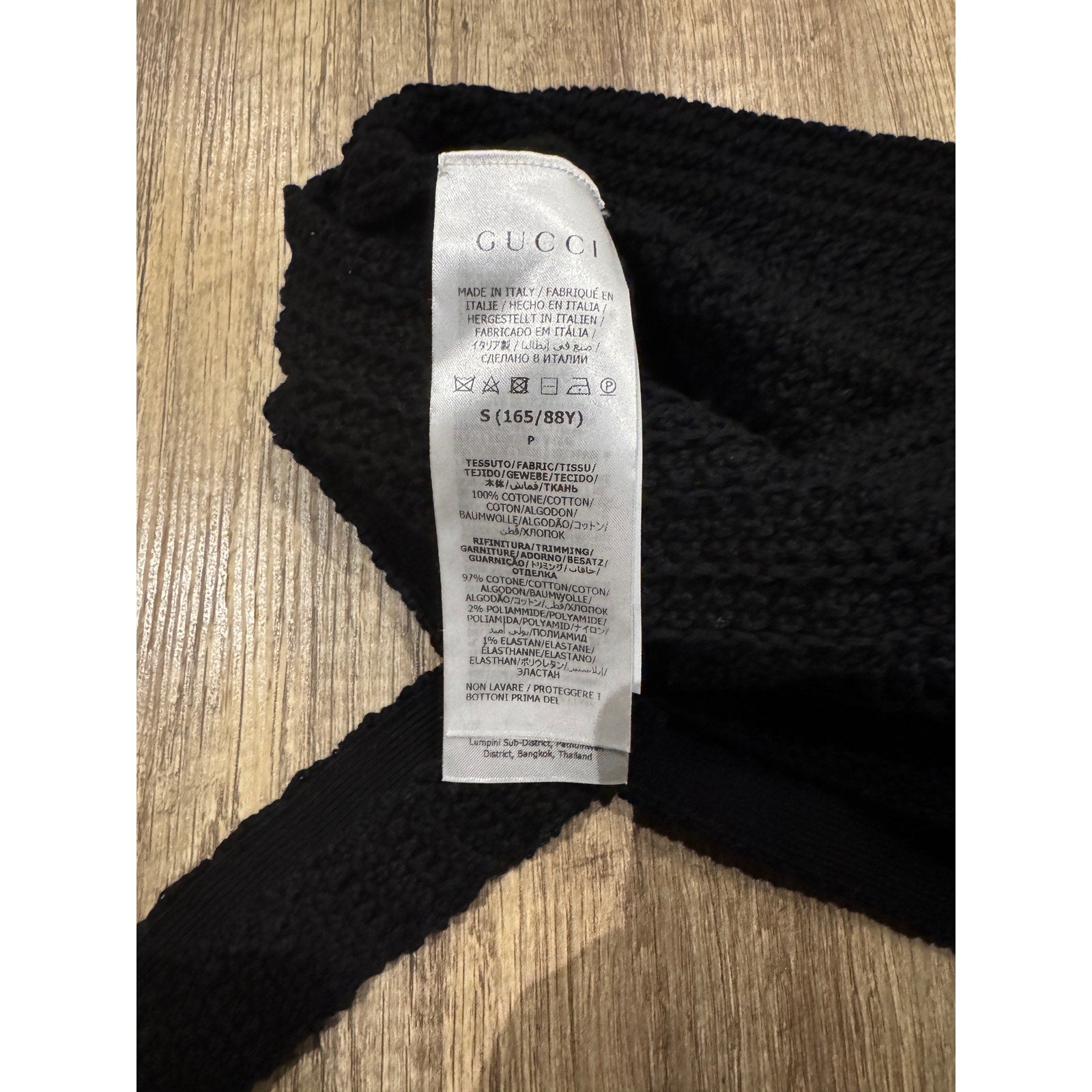 GUCCI Black Crochet Cotton Top Ready-To-Wear Size Small NWT