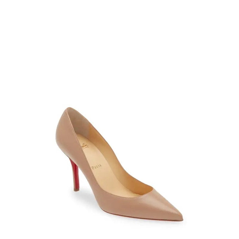 Christian Louboutin Apostrophy Nappa Leather 85mm Pumps Size 38.5 BNIB