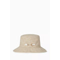 Gucci Denim Logo Horsebit GHW Bucket Hat in GG Canvas NWT Size Med 57 cm