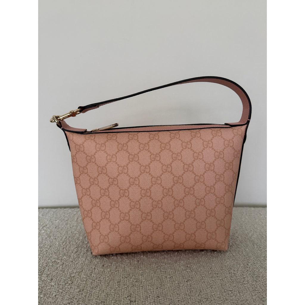 Gucci GG Supreme Super Mini Vanity Bag – Pink – Gold Hardware – NWT