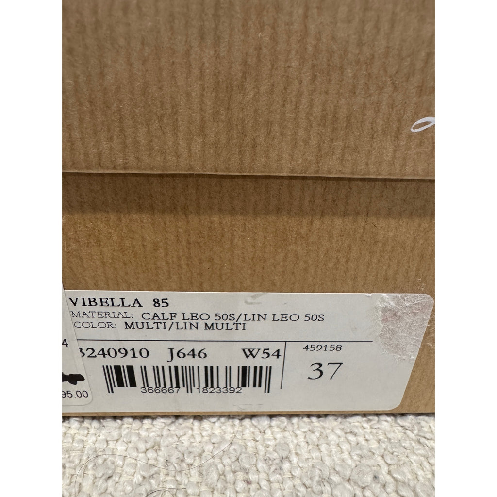 CHRISTIAN LOUBOUTIN Vibella Red-Sole Leopard-Print Leather Pumps 37 BNIB