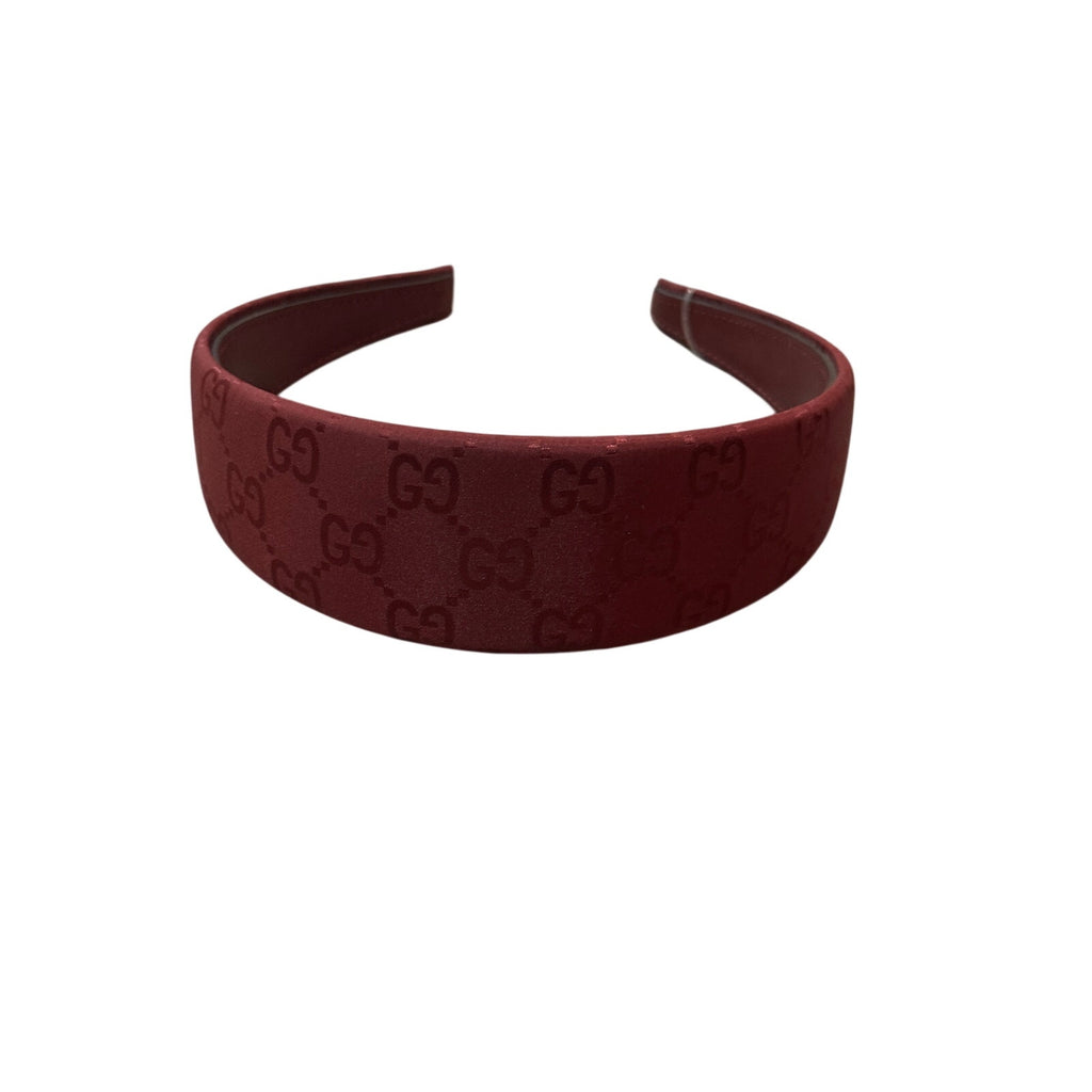 Gucci Women’s GG Burgundy Hair Band NWT