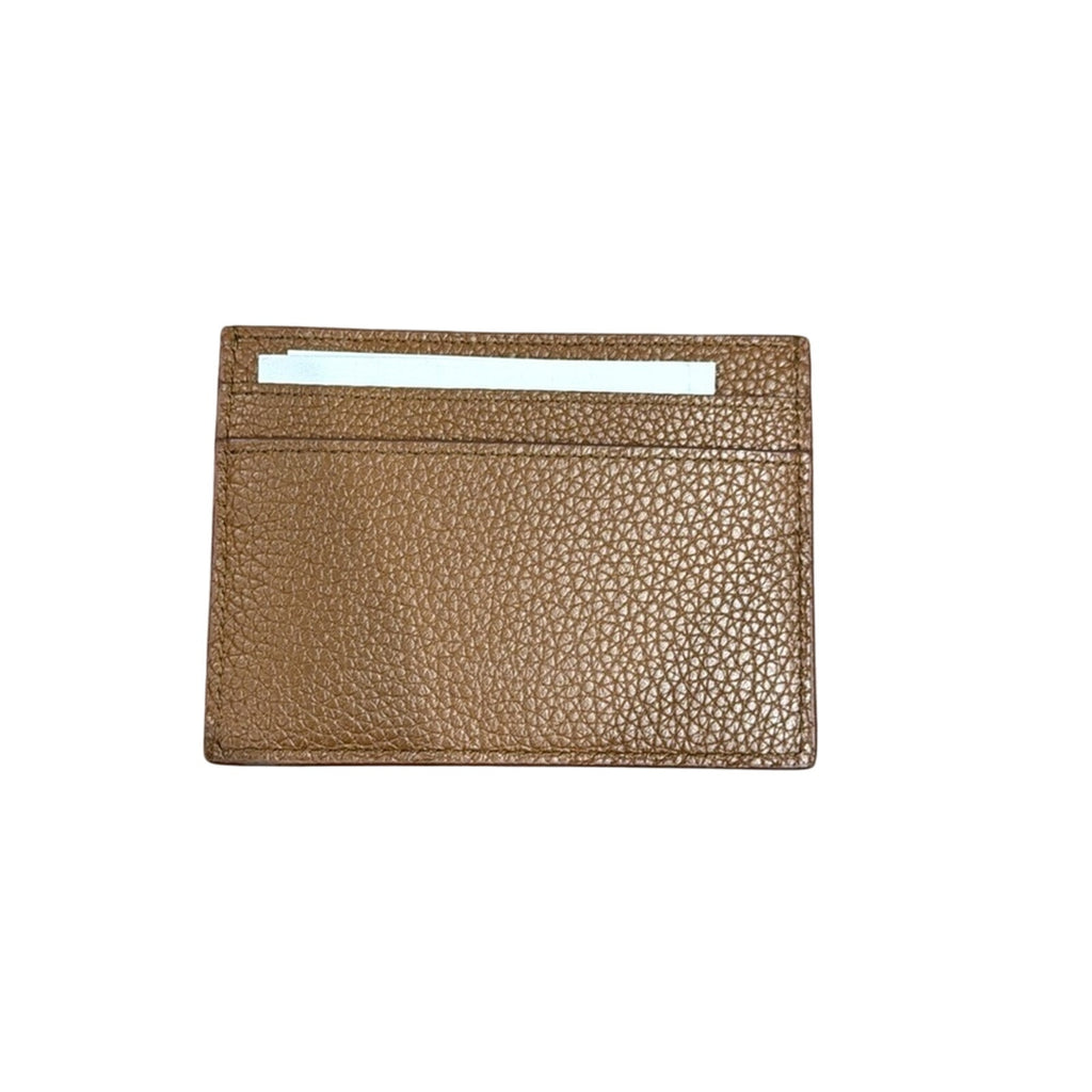 Saint Laurent Cassandre Card Holder Wallet | Black Leather Gold Logo YSL NWT