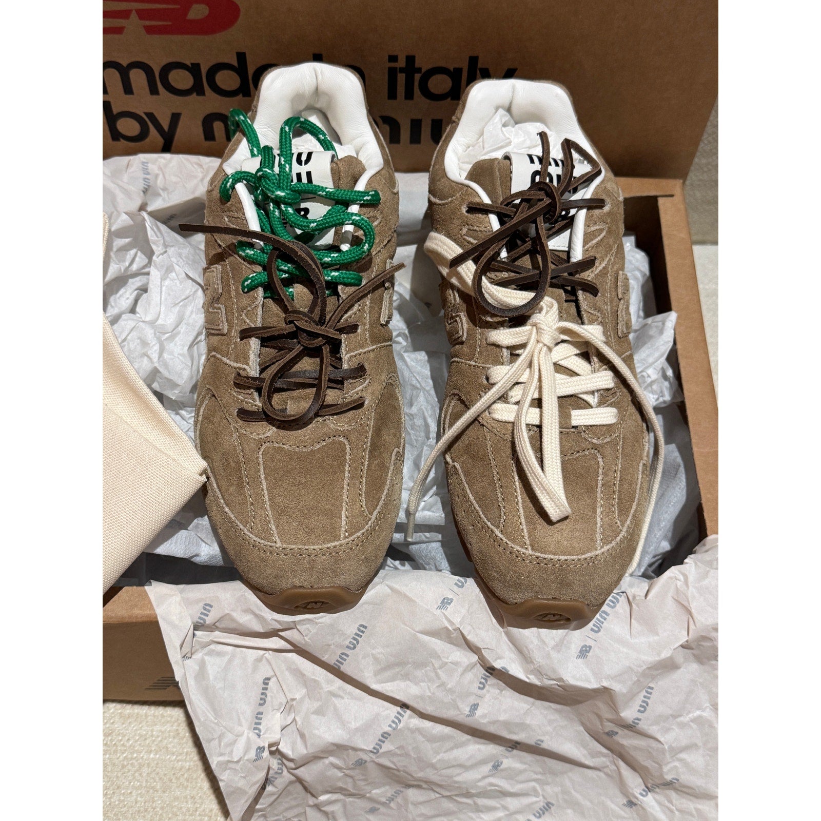 New Balance X Miu Miu 530 SL suede sneakers size 37.5 BNIB