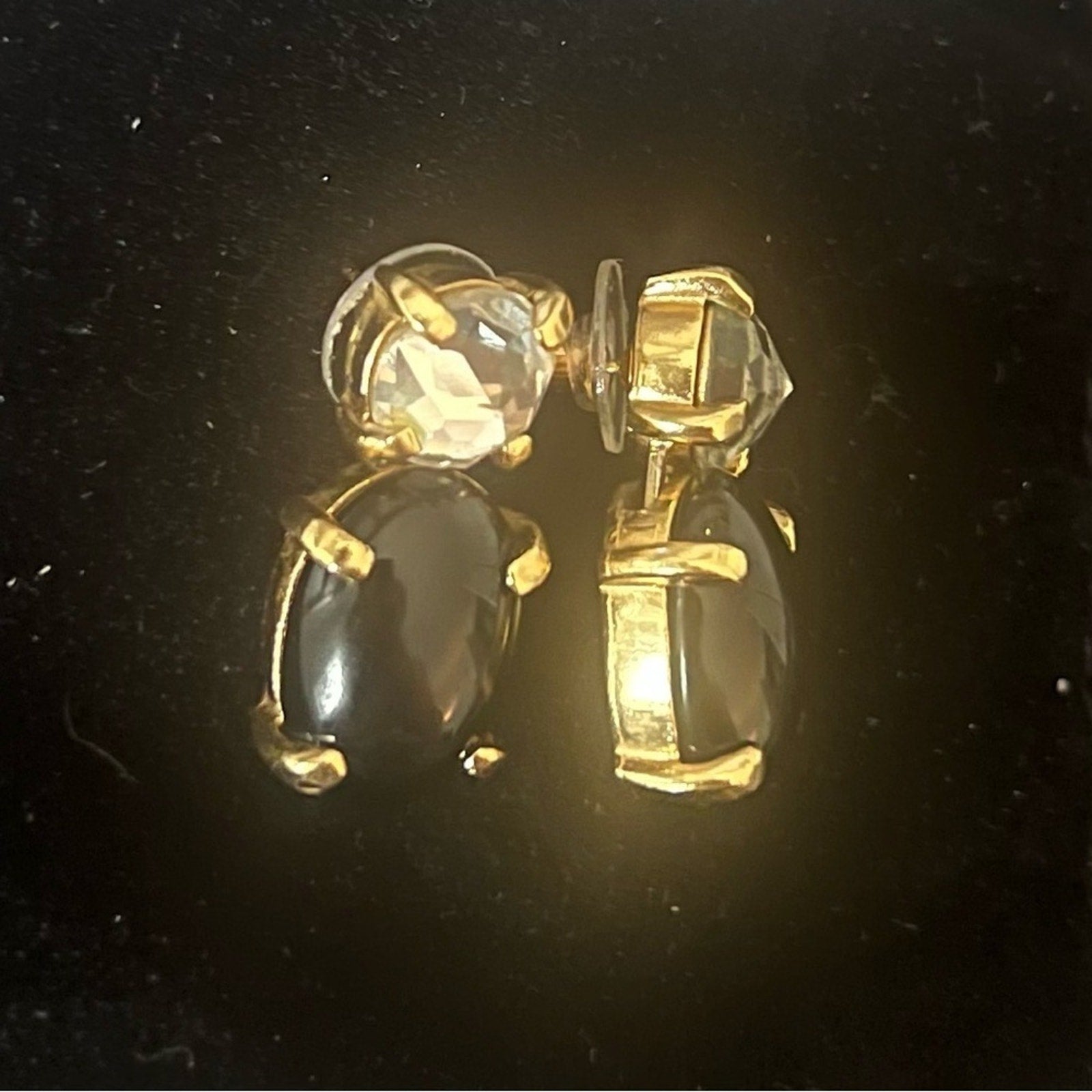 Christian Dior Crystal Drop Earrings Vintage