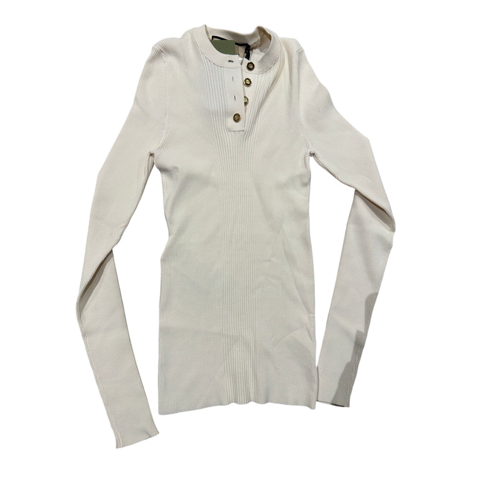 Gucci extra fine viscose long sleeve top size medium brand new with tags