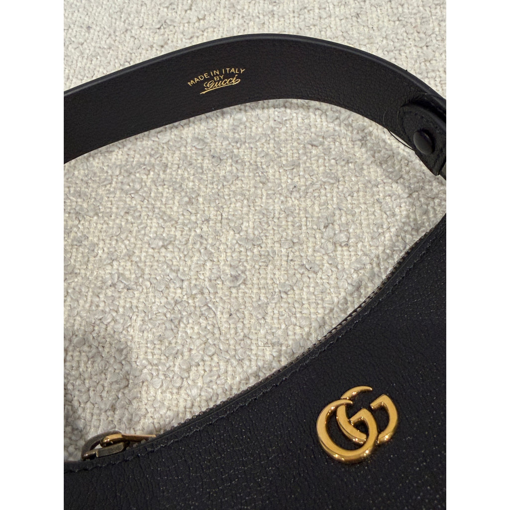 Gucci Mini Aphrodite Tote Bag in Black Leather NWT