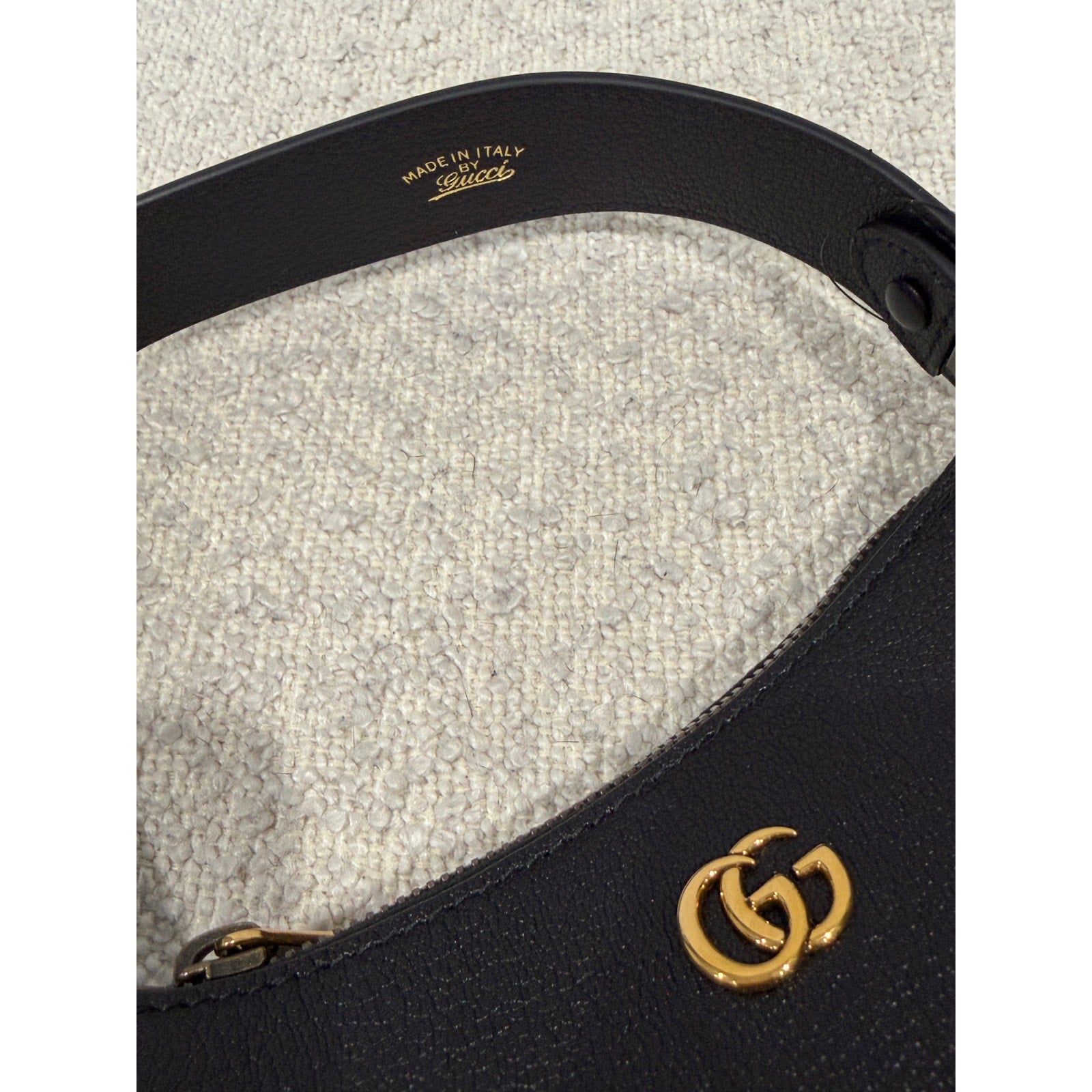 Gucci Mini Aphrodite Tote Bag in Black Leather NWT