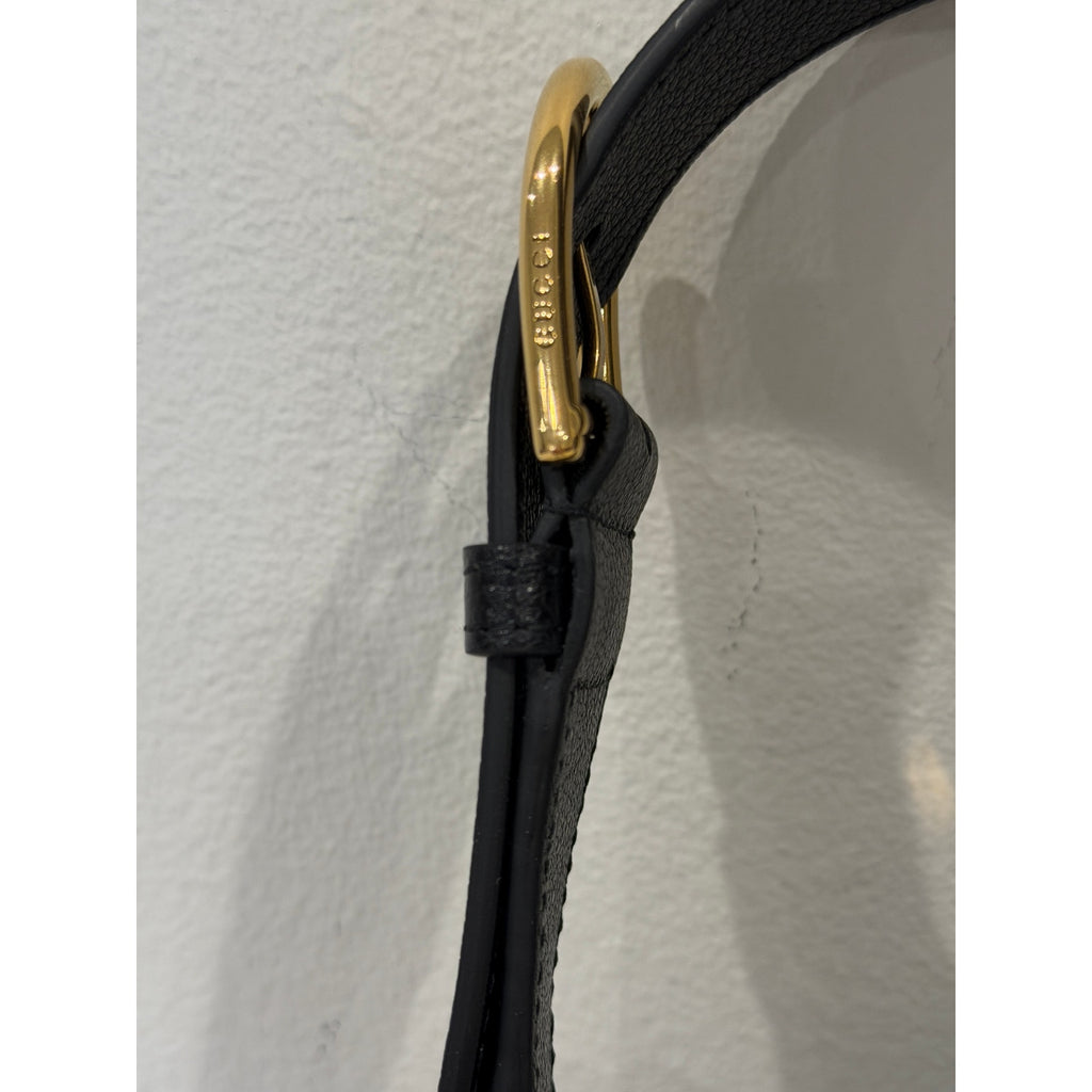 Gucci Mini Aphrodite Tote Bag in Black Leather NWT