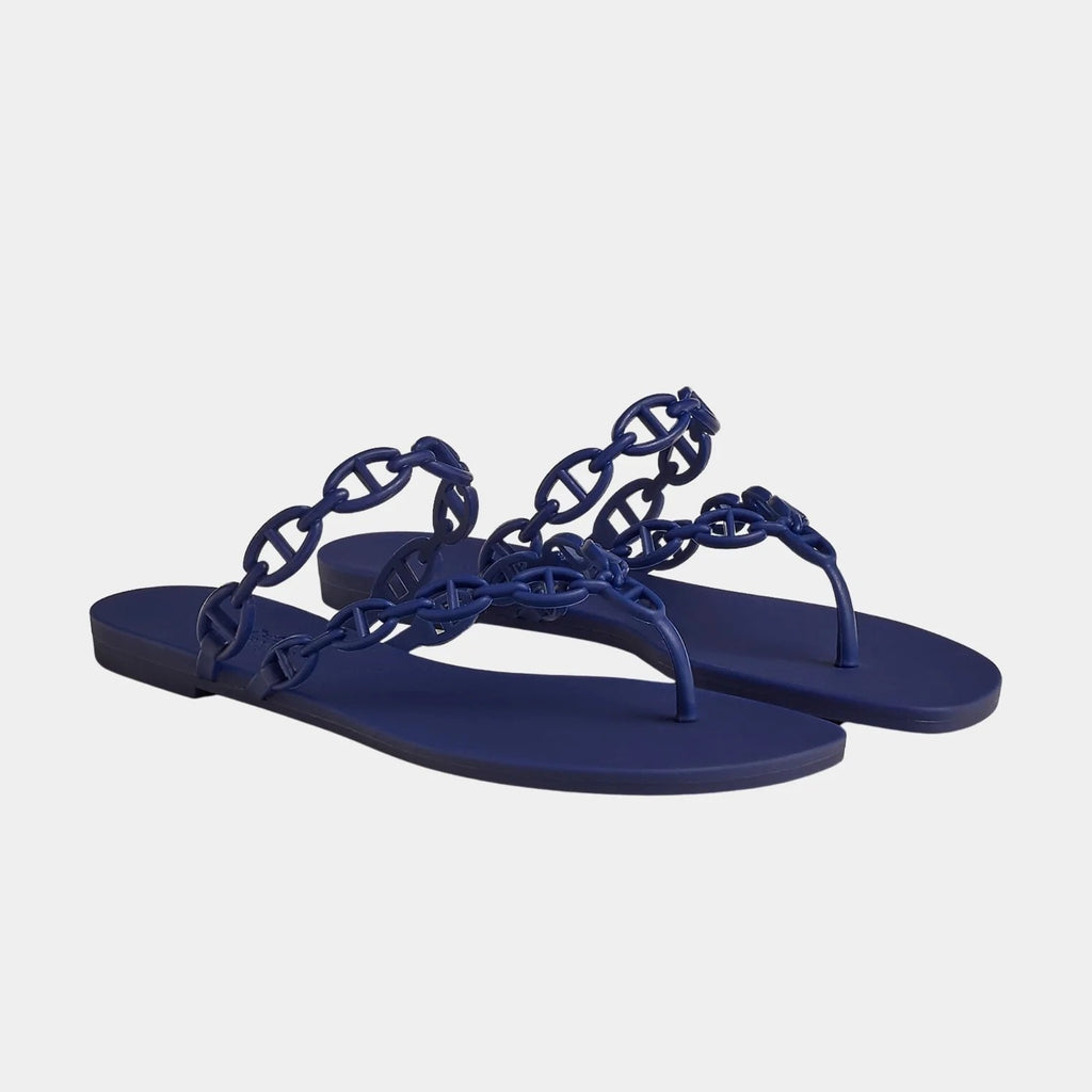 Hermes Island Sandal in Violet Iris Size 37 BNIB