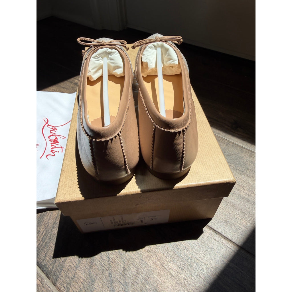 CHRISTIAN LOUBOUTIN Mamadrague leather ballet flats BNIB